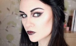 Макияж на хэллоуин вампирша